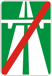 Fin de autopista.