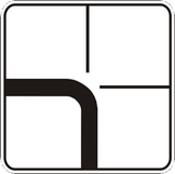 Crossroad shape.