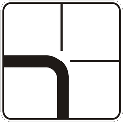 Crossroad shape.
