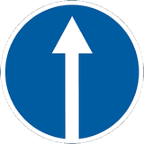 Driving straight ahead mandatory.