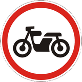 Motorcycles prohibited.