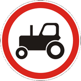 Tractors prohibited.