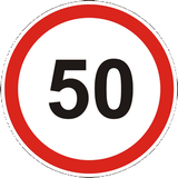 Start of a speed limit.