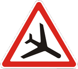 Warning for low-flying aircraft.