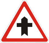 Priority at the junction.