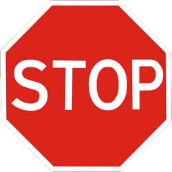 Stop and give way.