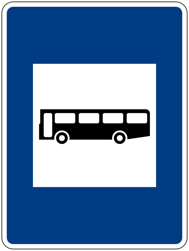 Parada de autobús.