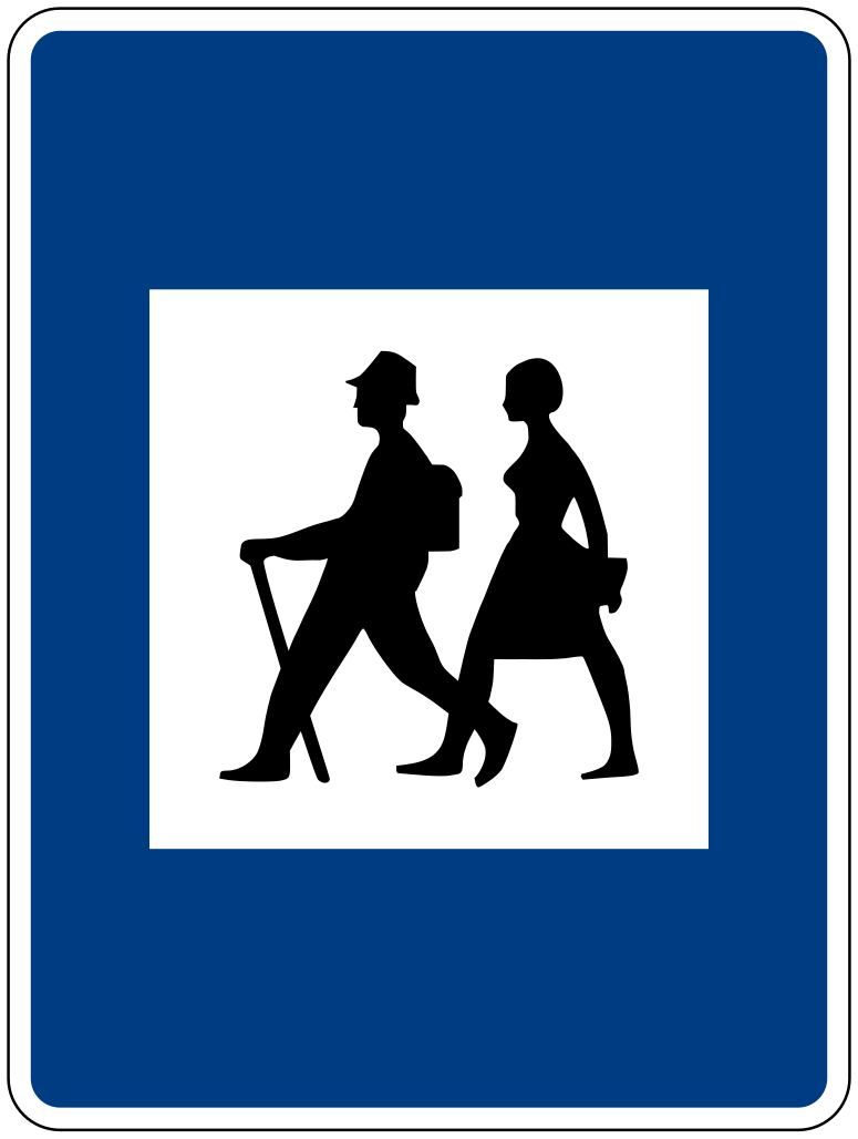 Ruta de senderismo.