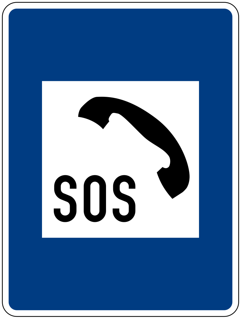 Teléfono de emergencia.
