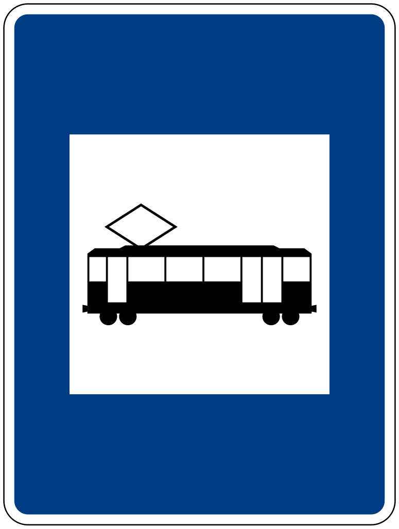 Parada de tranvía.