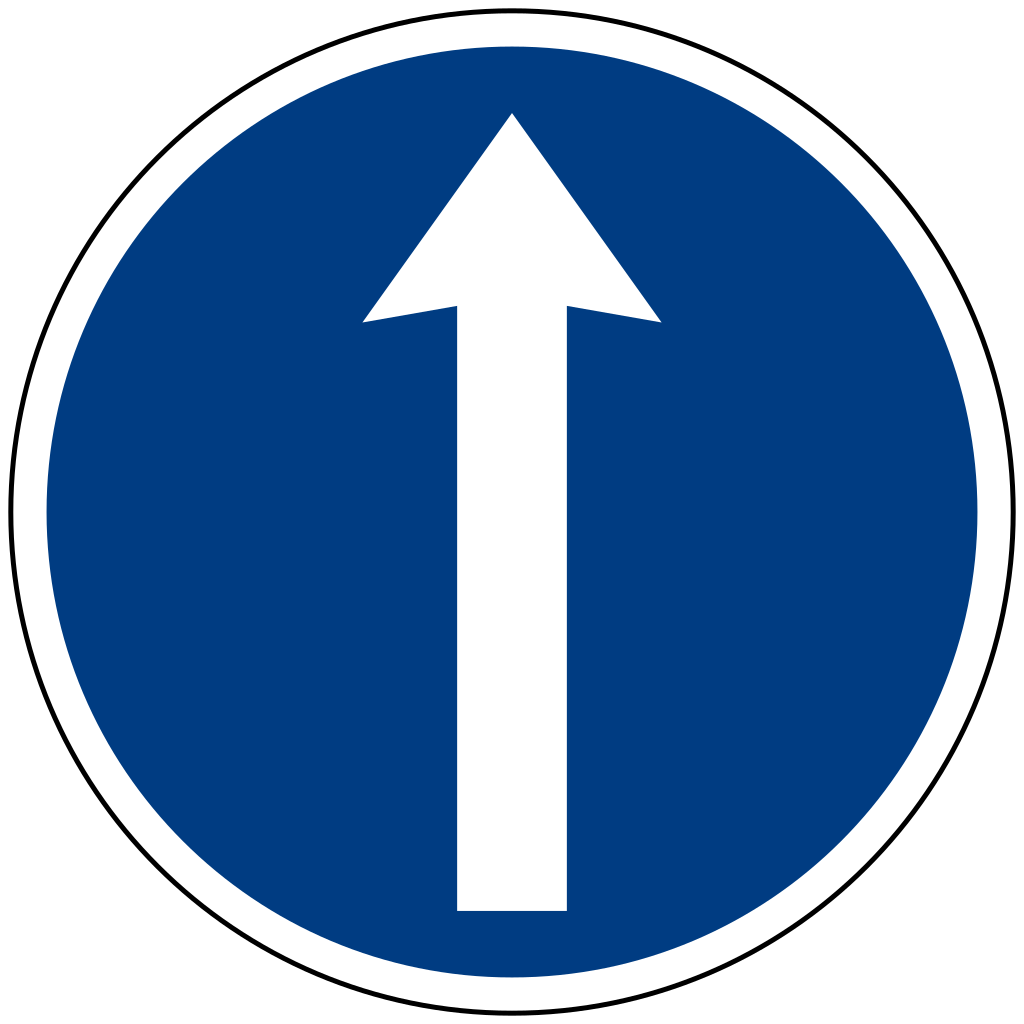 Driving straight ahead mandatory.