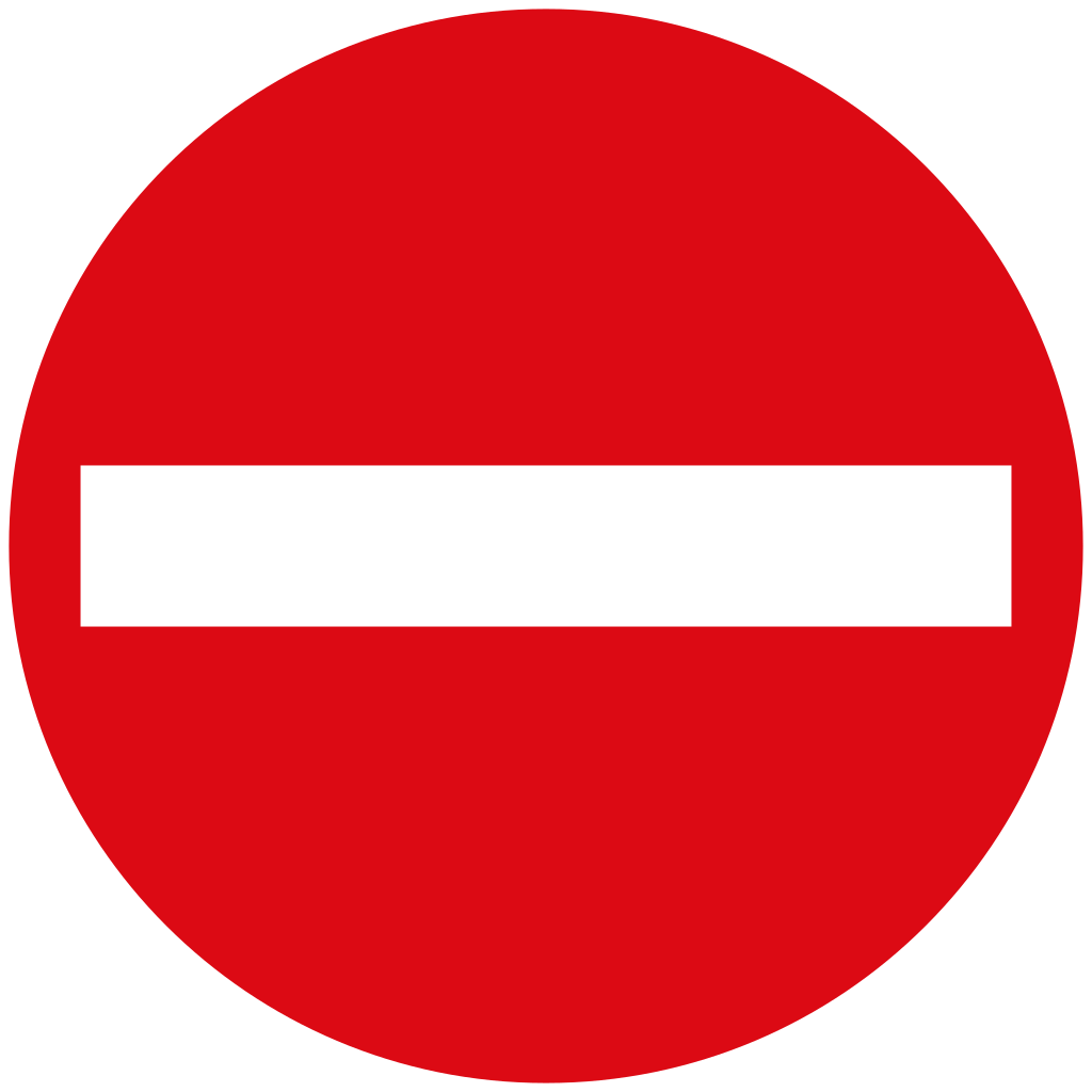 Entrada prohibida.
