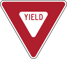 Give way.