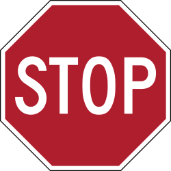 Stop and give way.