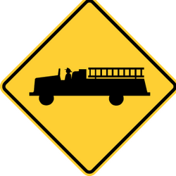 Warning for emergency vehicles.