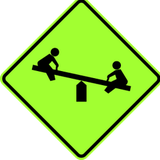 Warning for a playground.