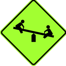 Warning for a playground.