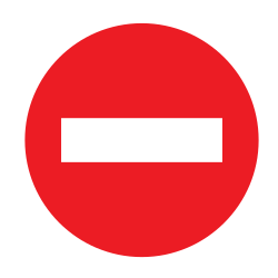 Entrada prohibida.