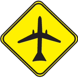 Advertencia de aviones a baja altura.