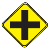 Intersección sin regulación de prioridad.
