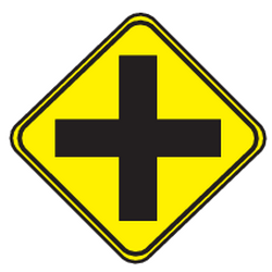 Intersección sin regulación de prioridad.
