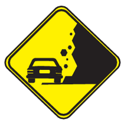 Advertencia de desprendimientos.