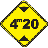 Advertencia de restricción de altura.