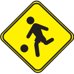 Advertencia de zona de juegos.