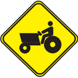 Advertencia de tractores.
