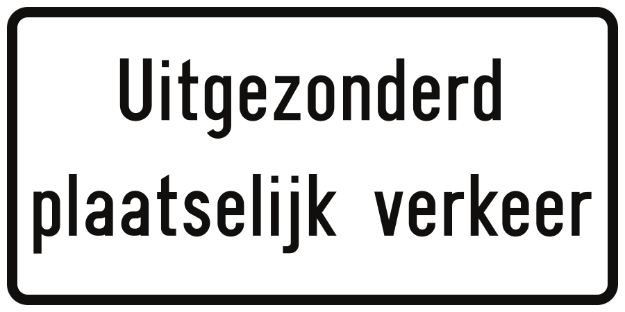 Anliegerverkehr zugelassen.