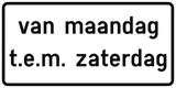 Gösterilen günlerde.