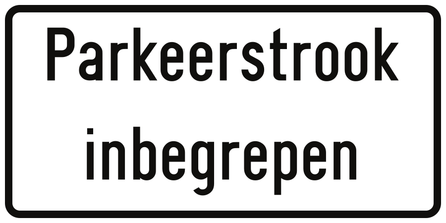 Teil der Straße einbezogen.