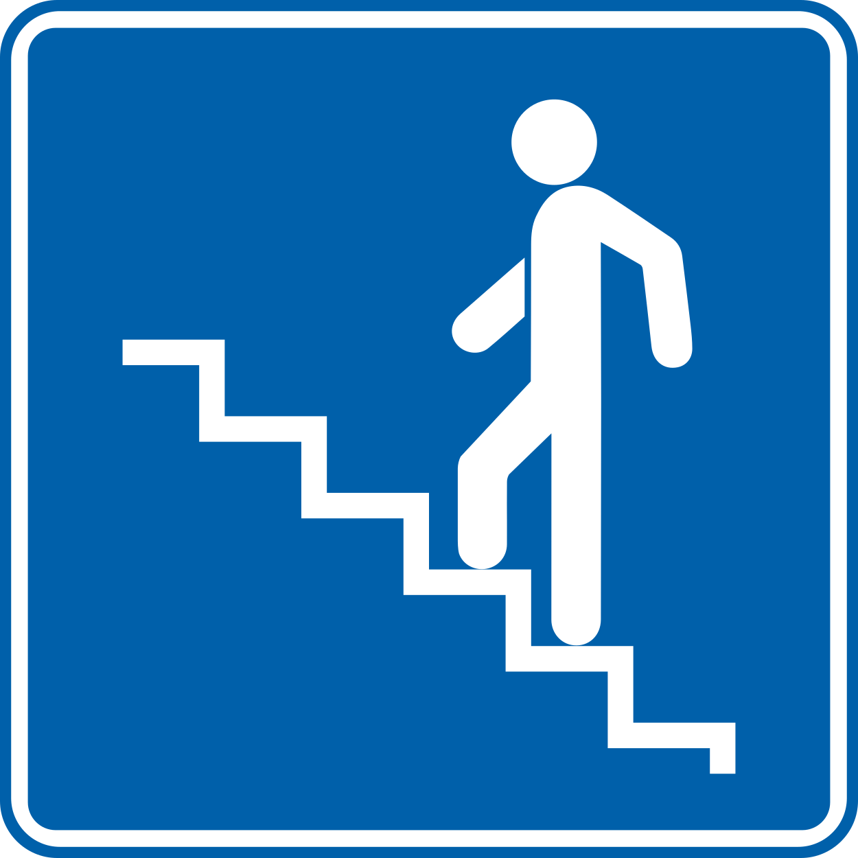 Fußgängerüberführung.