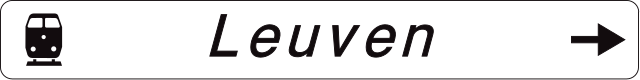 Richtung zum Bahnhof.