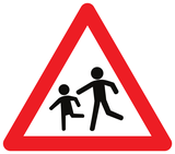 Çocuk uyarısı.