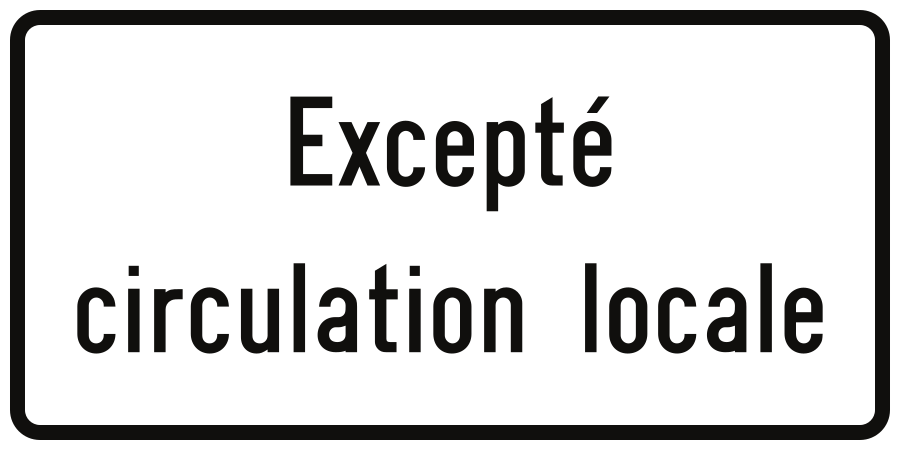 Anliegerverkehr zugelassen.