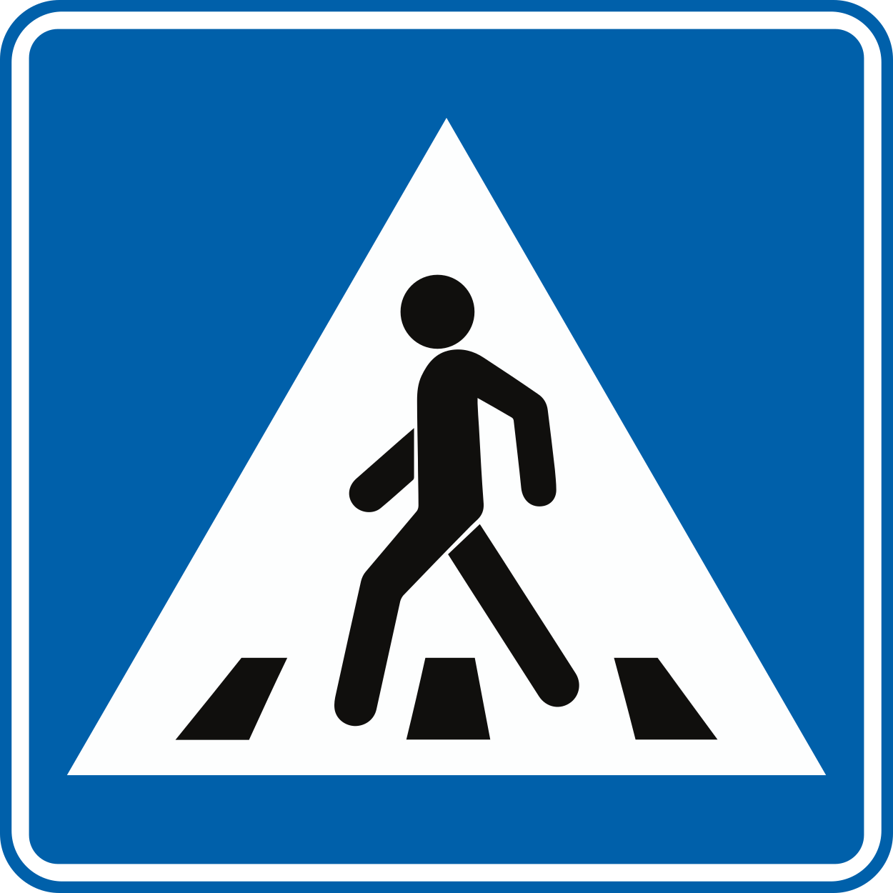 Oversteekplaats voor voetgangers.