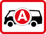Für Krankenwagen.