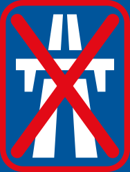 Fin de autopista.