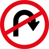Wenden verboten.