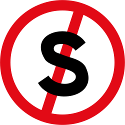 Halten und Parken verboten.