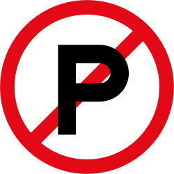 Parken verboten.