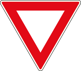 Vorfahrt gewähren.
