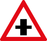 Vorfahrt an der Kreuzung.